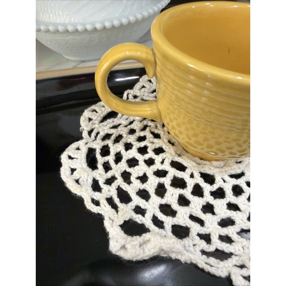 Fiesta Homer Laughlin Coffee Tea Cup‎  Yellow Fiestaware HLC USA - Picture 3 of 6